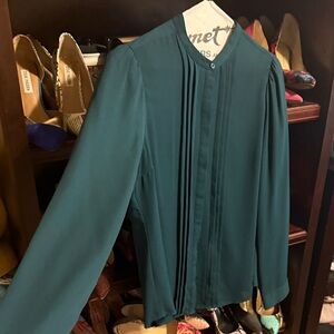Express Teal Blouse